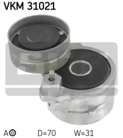 VKM 31021 SKF Натяжной ролик, поликлиновойремень VKM 31021 SKF Натяжной ролик, поликлиновойремень